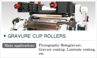 GRAVURE CUP ROLLERS